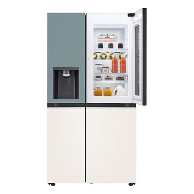 LG Side By Side Refrigerator 22.4 Cubic Inverter Mint-beige GC-X257CMEW.ATEPLMT